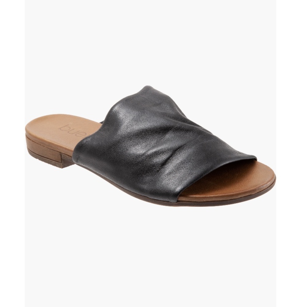Bueno Turner Slide Sandals Black Leather Women’s Size 10 or EU 41